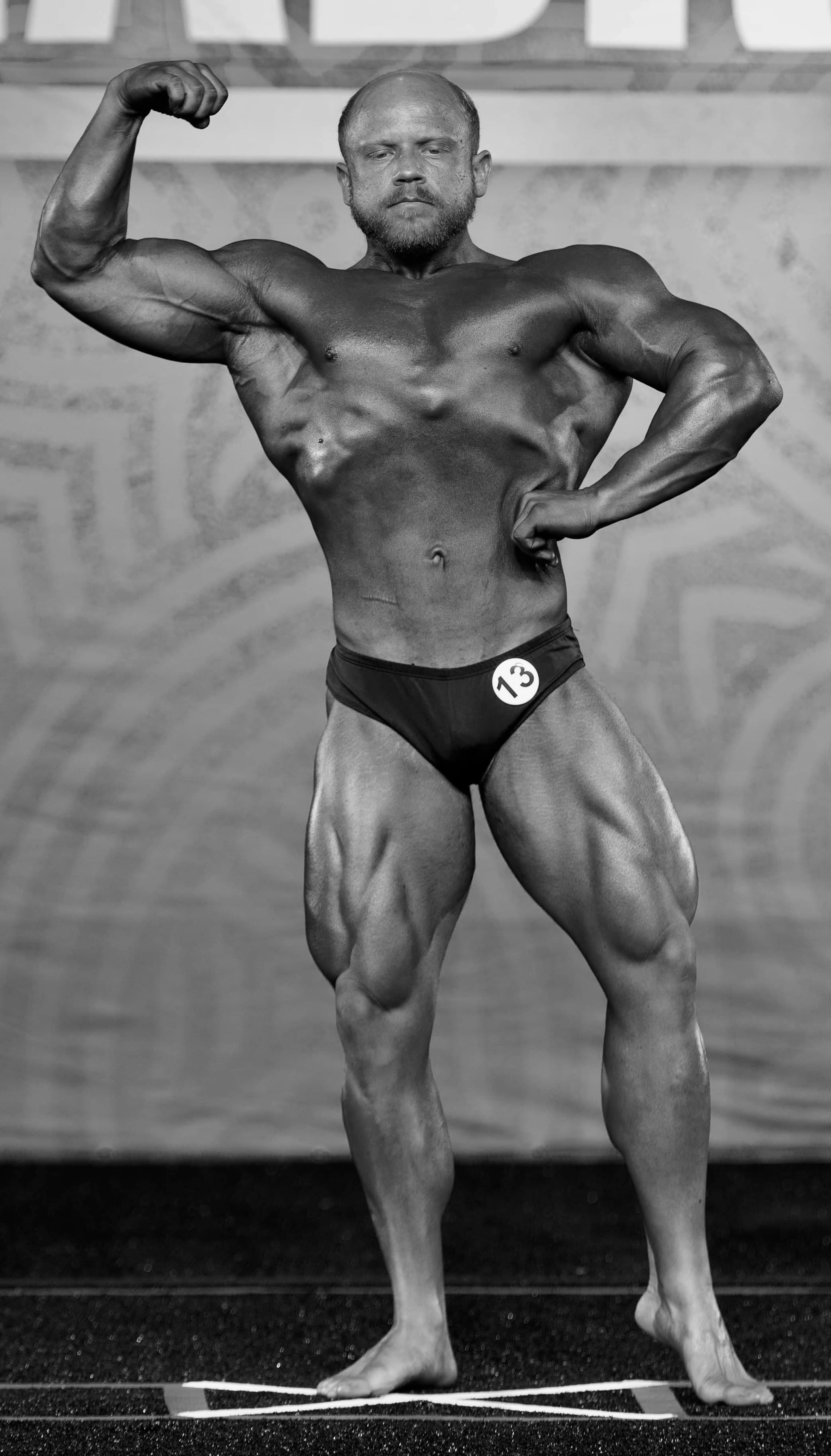 James on competition stage