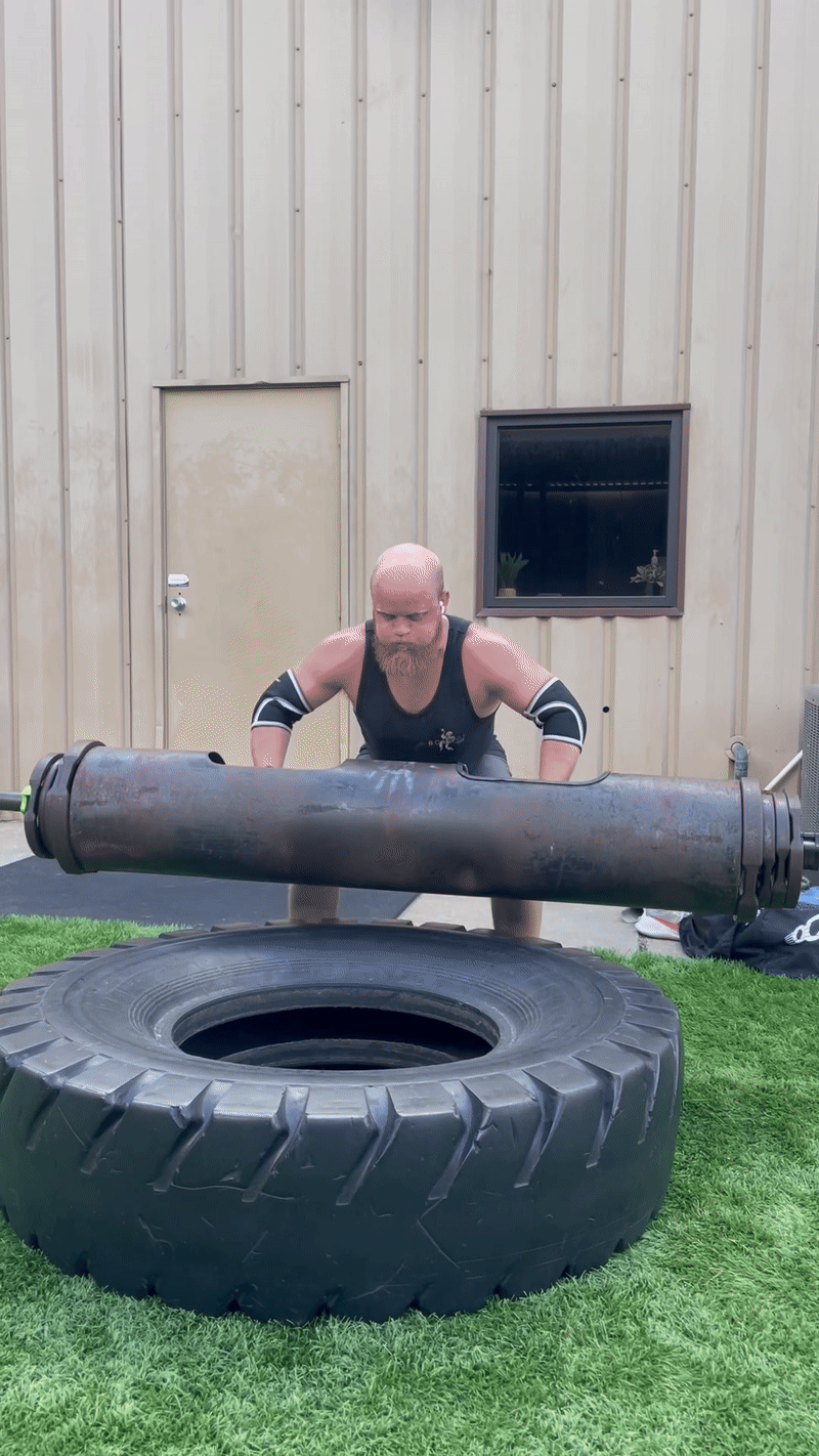 Squat exercise demonstration